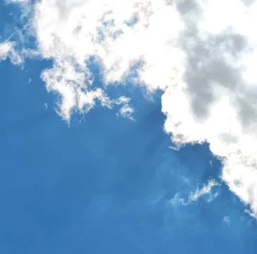 Background of the fluffy sky cloud 스톡 사진