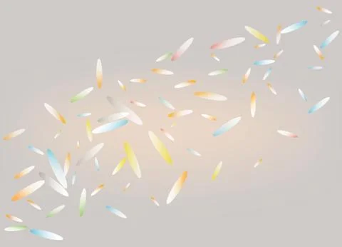 Background flying multi-colored particles. Design element. Vector illustratio Stock Illustration
