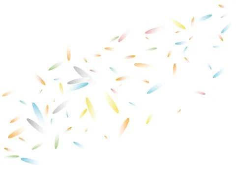 Background flying multi-colored particles. Design element. Vector illustratio Illustrazione stock