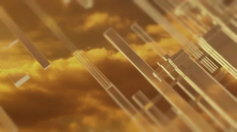 Background footage with clouds and lines and soft filter Stock Footage 61799120