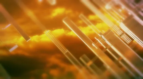 Background footage with clouds and lines and soft blur edges Stockbeeldmateriaal 61799121