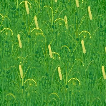 Background in the form of grass Stock Illustration