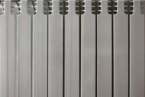 Background in the form of a heating radiator Stock Photos