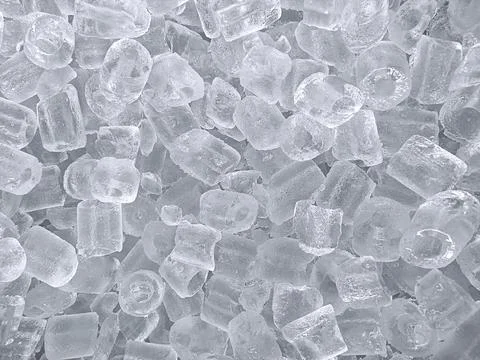 Background in the form of ice cubes Stock Photos