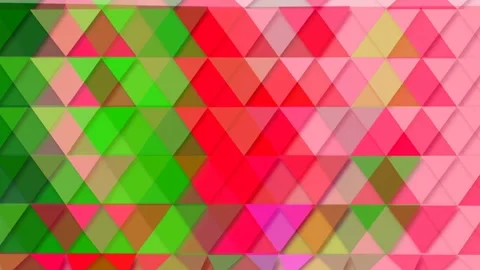 Background in the form of multicolored triangles Stock Footage 154497926
