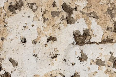 Background in the form of a peeling old wall Stock Photos