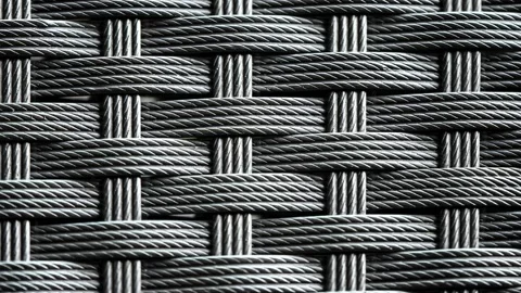 Background in the form of seams of fabric Stock Footage 154563716