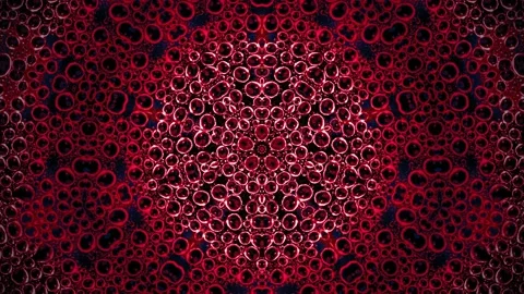 Background in the form of water molecules, animation Stock Footage 166497059