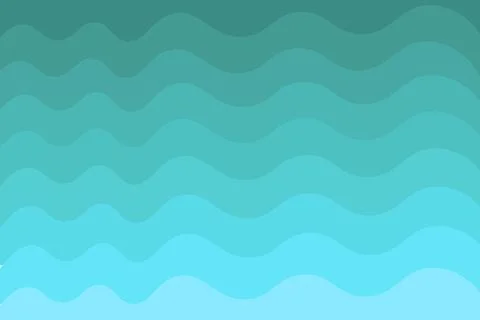 Background in the form of waves with smoothly transitioning colors. Stock Illustration