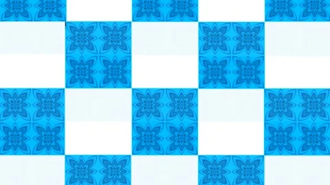 Background in the form of white and blue ornaments Stock Footage 154571821