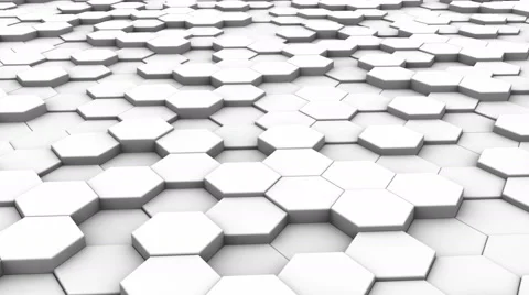 Background Formed From Moving Honeycombs Stock Footage 61398065