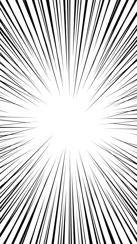 Background frame with animated radial lines like a cartoon effect Stock Footage 304327480