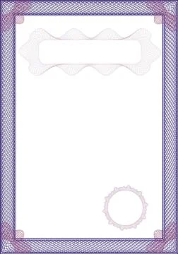 Background frame for certificate and diploma Illustrazione stock