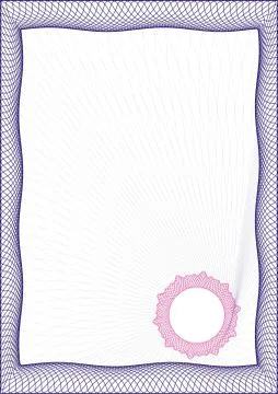 Background frame for certificate and diploma Illustrazione stock