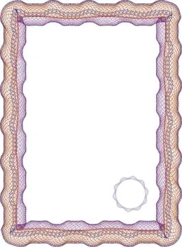 Background frame for certificate and diploma Illustrazione stock