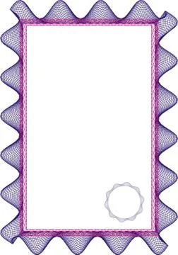 Background frame for certificate and diploma Illustrazione stock