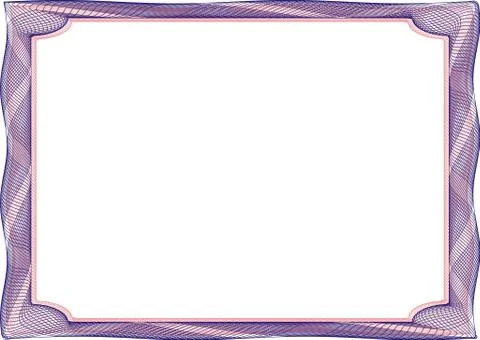 Background Frame For Certificate And Diploma Stock Illustration