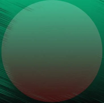 Background with framed circle affording space for text in shades of green Stock Illustration