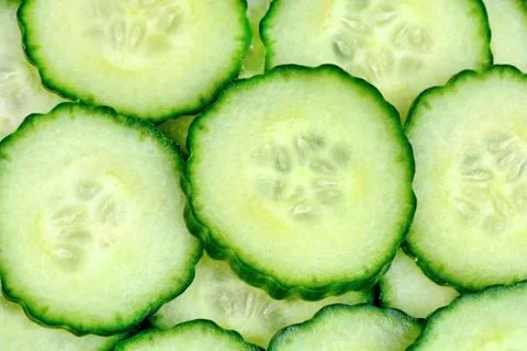 Background of fresh cucumbers 스톡 사진