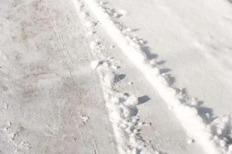 Background of fresh snow texture Stock Photos