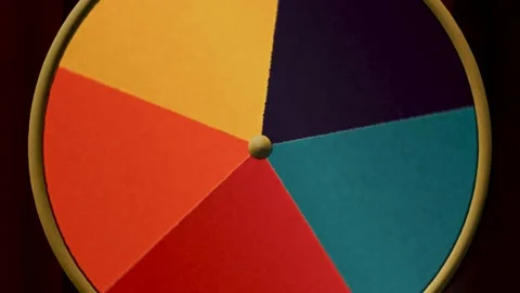 Background Full Hd lucky wheel for circus or fair Stock Footage 162085413