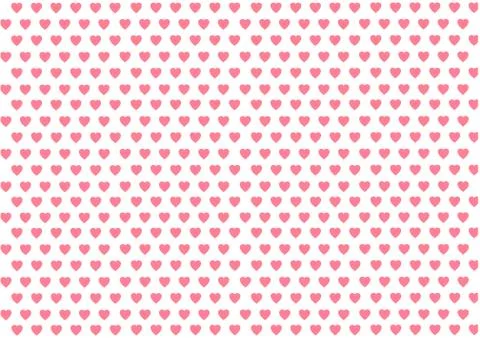 Background is full of pink hearts Lined. valentines day pattern Stock Illustration