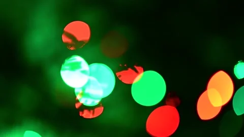 Background full of unfocused colored lights. Blurred traces of lights and s.. Stock Footage 229510116