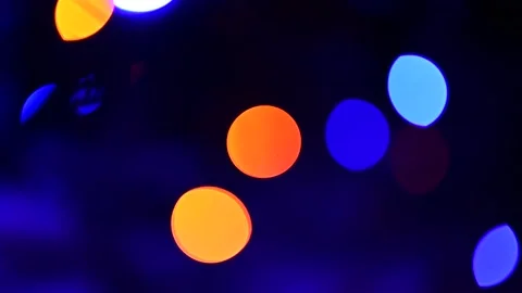Background full of unfocused colored lights. Blurred traces of lights and s.. Stock Footage 229511163