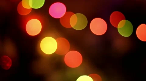 Background: garland in refocus, Stock Footage 44820510