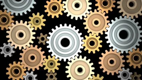 Background with gears Stock Footage 215654215
