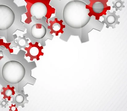 Background with gears Stock Illustration