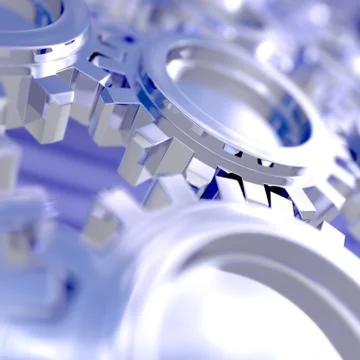 Background of gears Stockillustratie