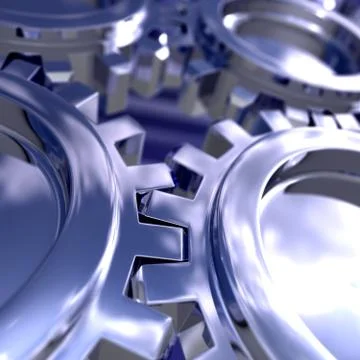 Background of gears Stockillustratie