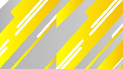 Background Geometric Abstract Design with Yellow and Gray Gradient Illustrazione stock