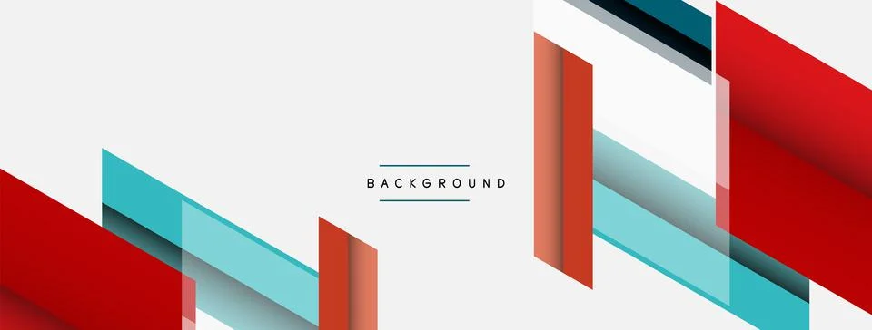 Background. Geometric diagonal square shapes and lines abstract composition 库存插图