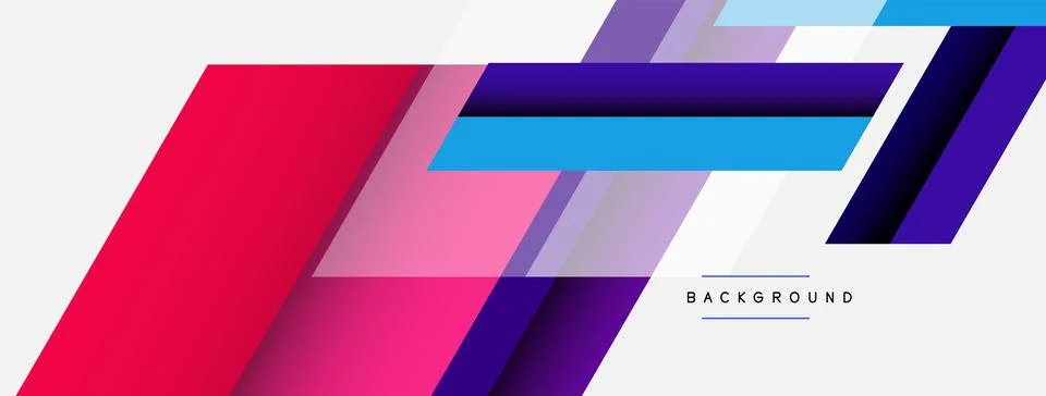 Background. Geometric diagonal square shapes and lines abstract composition Stock Illustration