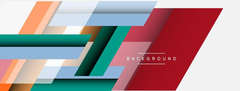 Background. Geometric diagonal square shapes and lines abstract composition Stockillustratie