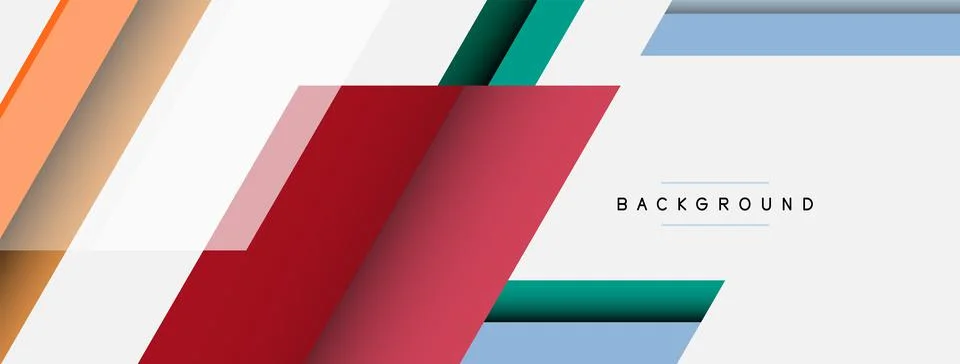 Background. Geometric diagonal square shapes and lines abstract composition Stockillustratie