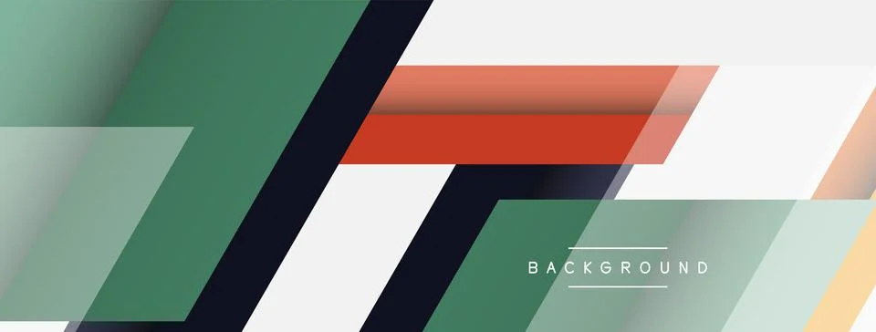 Background. Geometric diagonal square shapes and lines abstract composition Stockillustratie