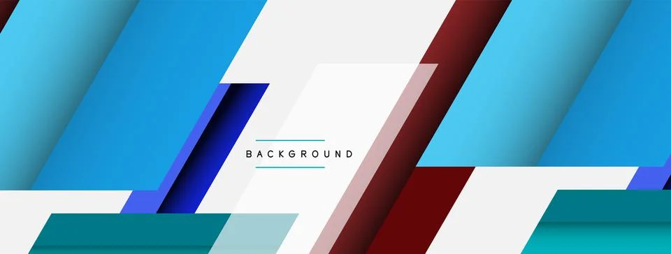 Background. Geometric diagonal square shapes and lines abstract composition Stockillustratie