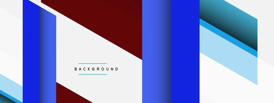 Background. Geometric diagonal square shapes and lines abstract composition Stock Illustration