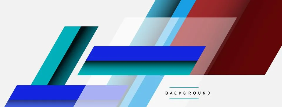 Background. Geometric diagonal square shapes and lines abstract composition イラスト素材