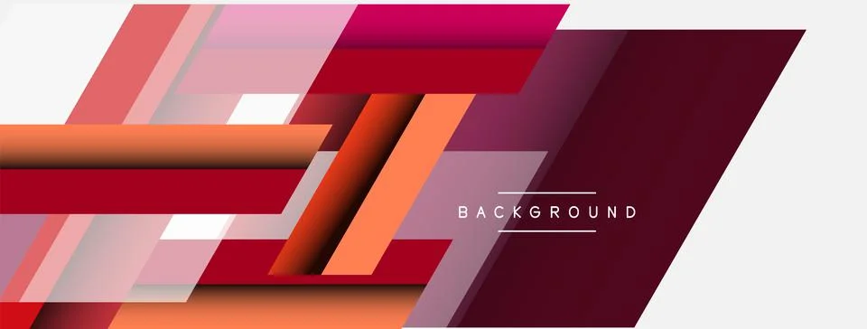 Background. Geometric diagonal square shapes and lines abstract composition イラスト素材
