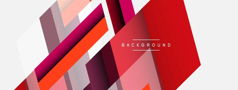 Background. Geometric diagonal square shapes and lines abstract composition 스톡 일러스트