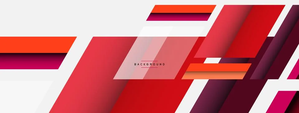 Background. Geometric diagonal square shapes and lines abstract composition Stock Illustration