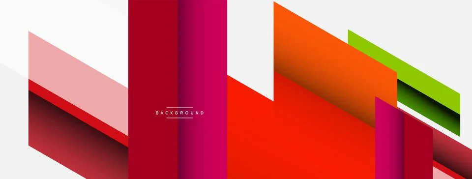 Background. Geometric diagonal square shapes and lines abstract composition Stock Illustration
