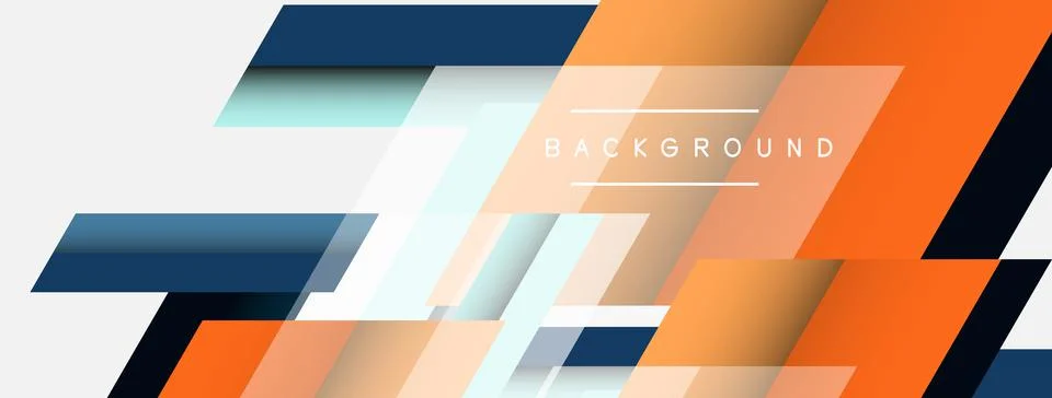 Background. Geometric diagonal square shapes and lines abstract composition Stockillustratie
