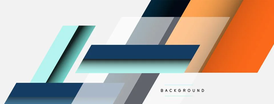 Background. Geometric diagonal square shapes and lines abstract composition 스톡 일러스트
