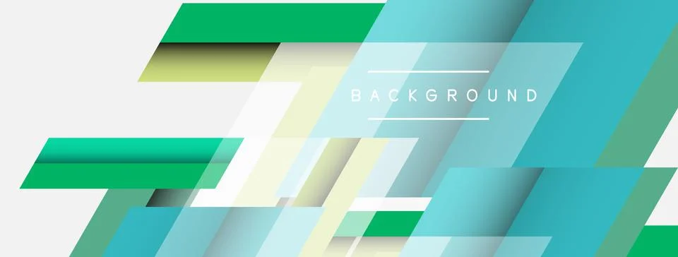 Background. Geometric diagonal square shapes and lines abstract composition 库存插图