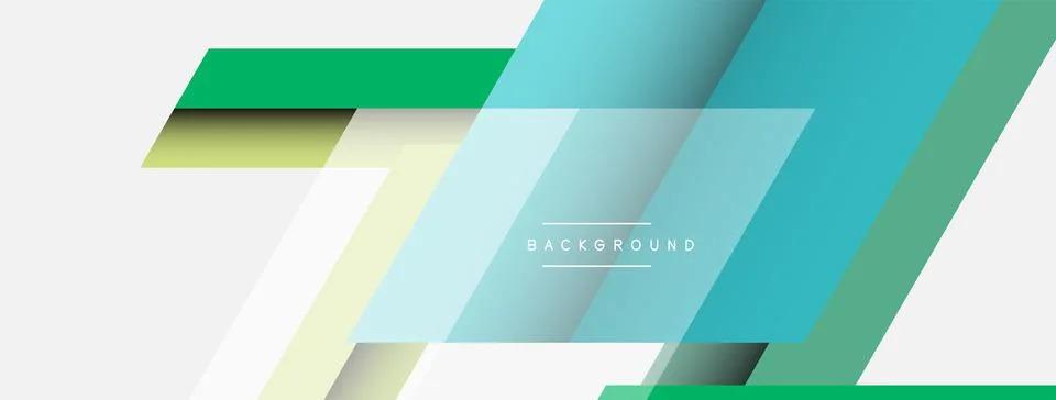 Background. Geometric diagonal square shapes and lines abstract composition Stock Illustration